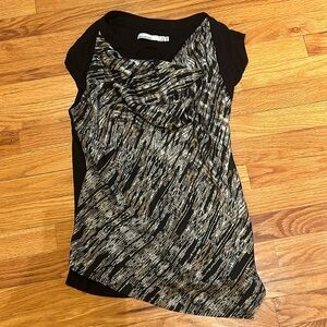 Fun silky cowl neck tee shirt by Karen Millen.